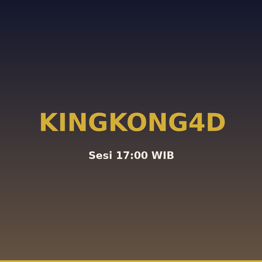 Paito Kingkong 4D Info Togel 17 Hari, Prediksi 1 Oktober 2026