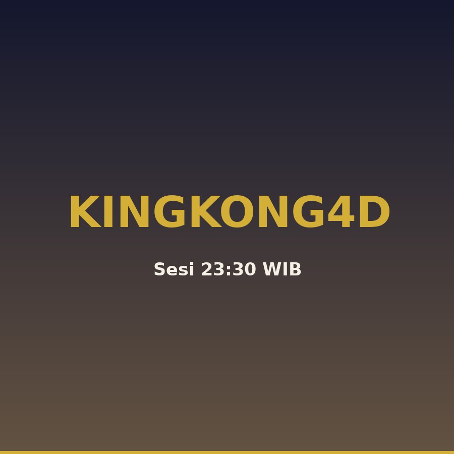 Keluaran Kingkong4D Data 17 Hari Ini 1 Oktober 2026, Paito 2