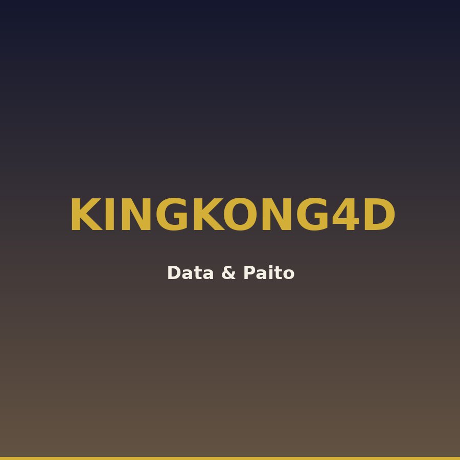 Keluaran Kingkong4D Data 17 Hari Ini 1 Oktober 2026, Paito 2